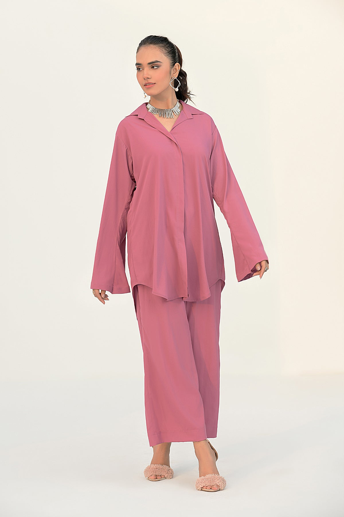 Blush pink Tunic Dress Peach Republic