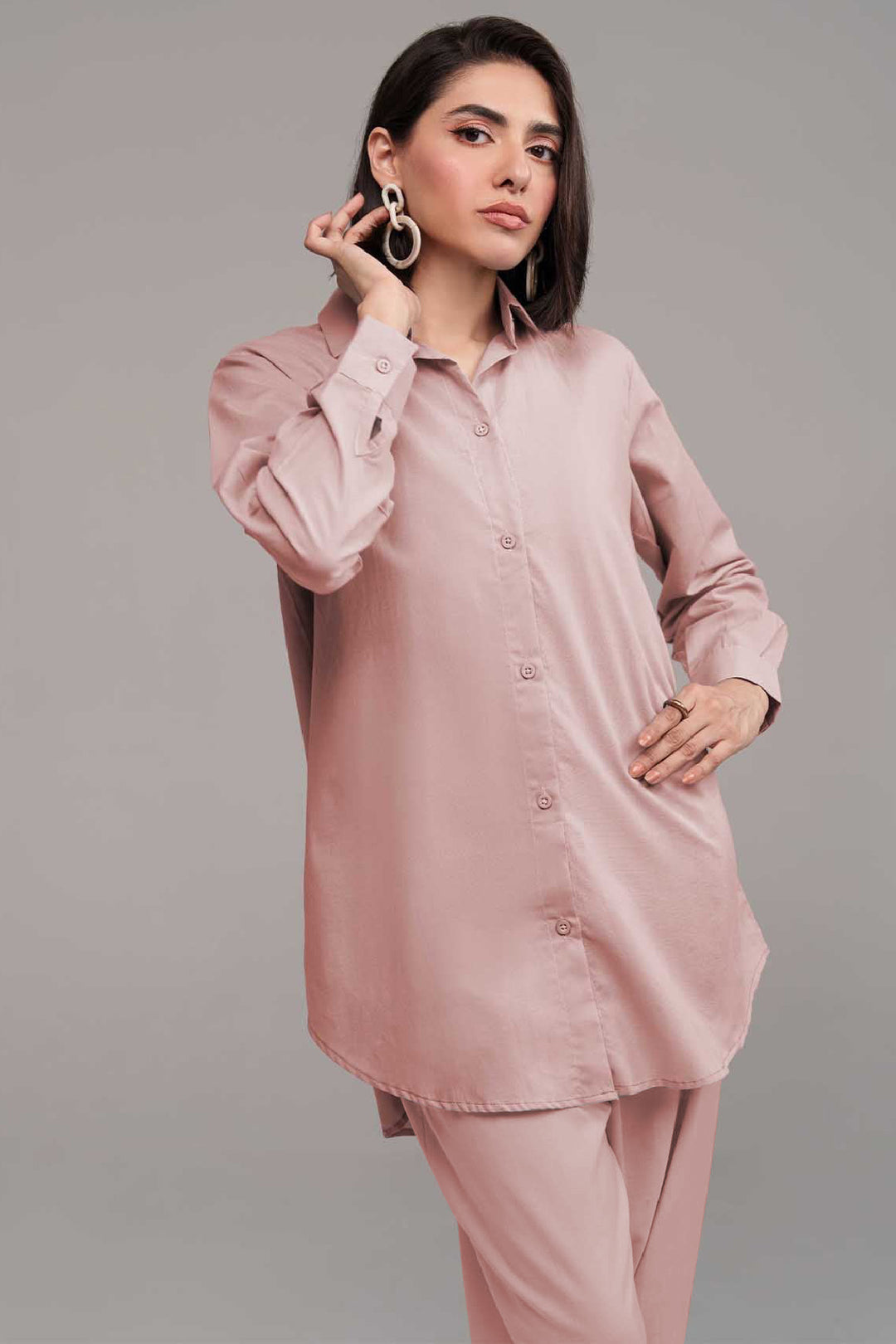 Tea Pink Co Ord Set - 04