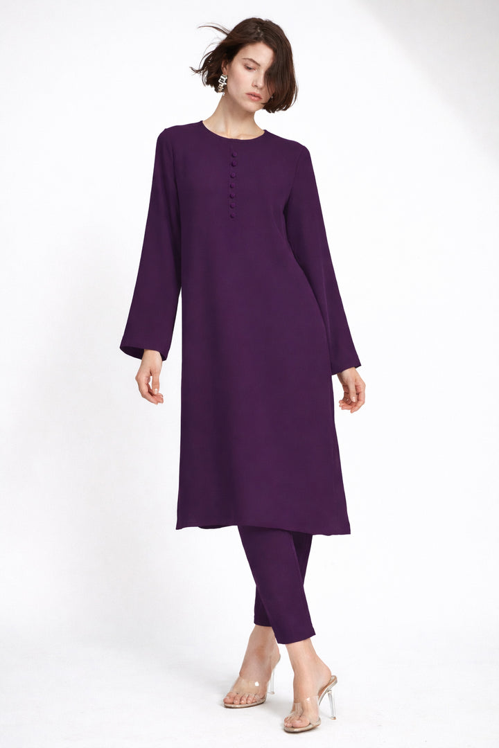 Plum dress