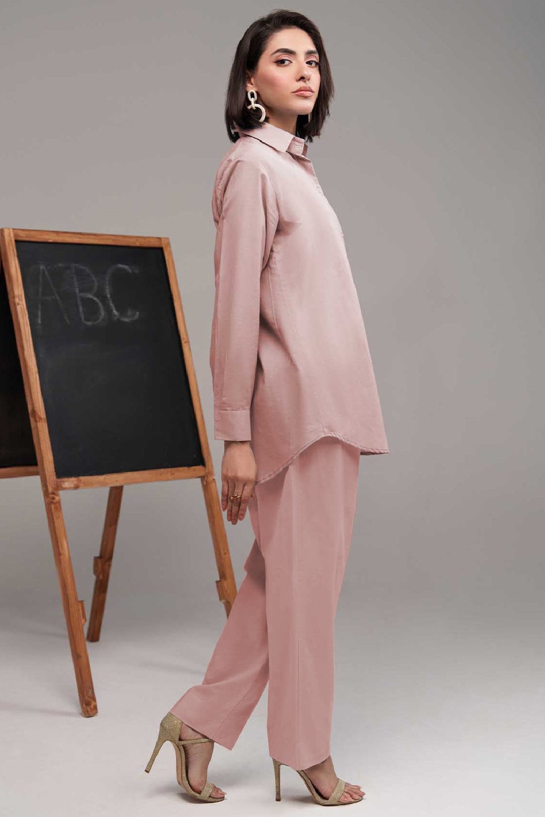 Tea Pink Co Ord Set - 04