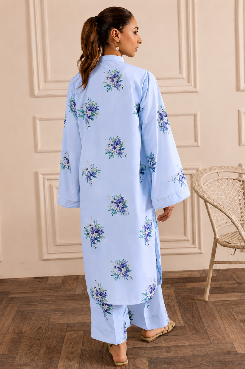 2 Piece - Printed Suit