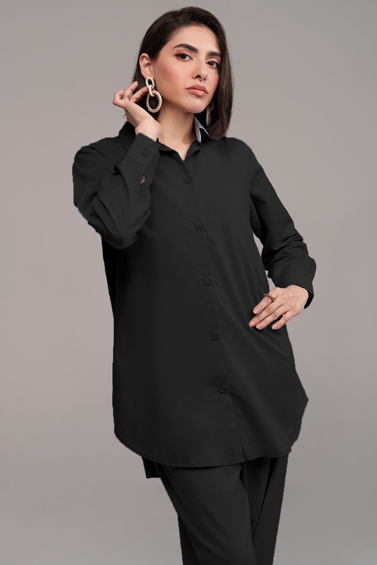 2 Pcs Cambric Co Ord Set - 05