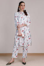 2 Pcs Printed Suit - 24 - Peach Republic
