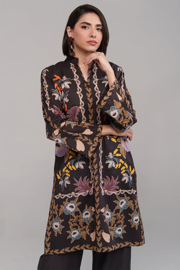 2 Pcs Printed Suit - 55 - Peach Republic