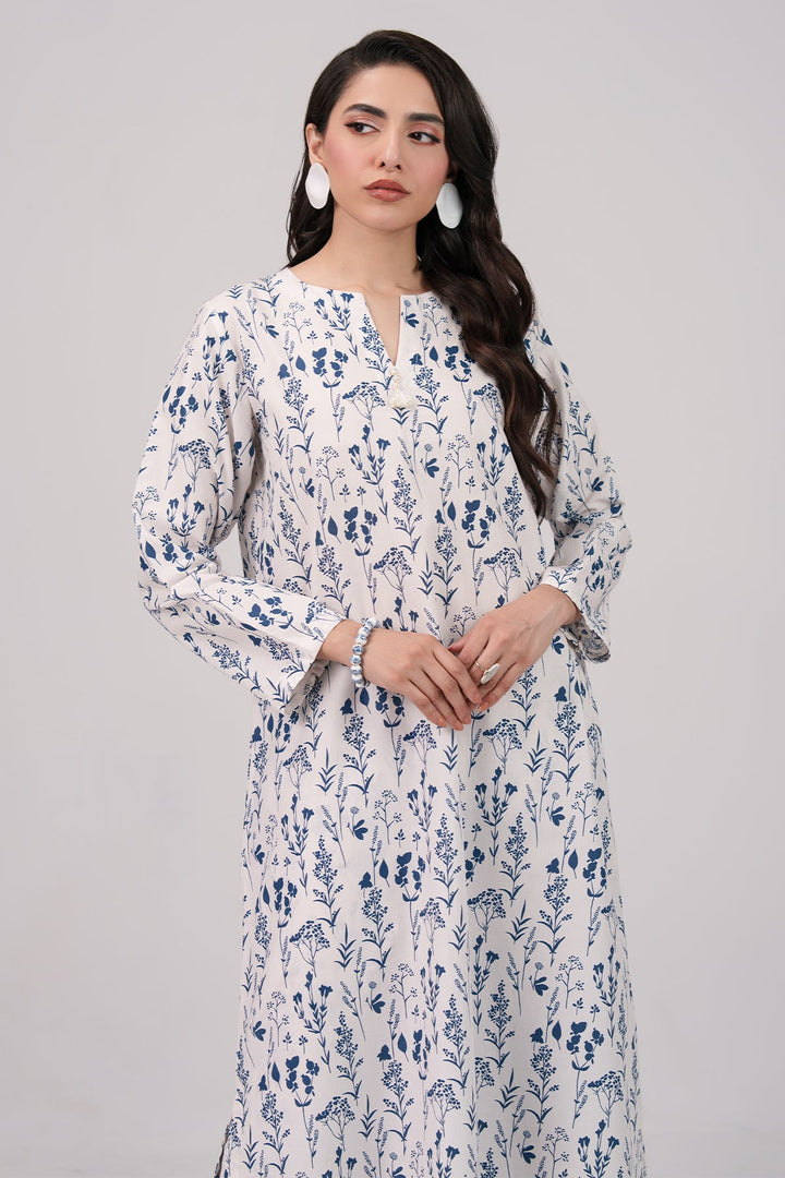 2 Pcs Printed Suit - 72 - Peach Republic