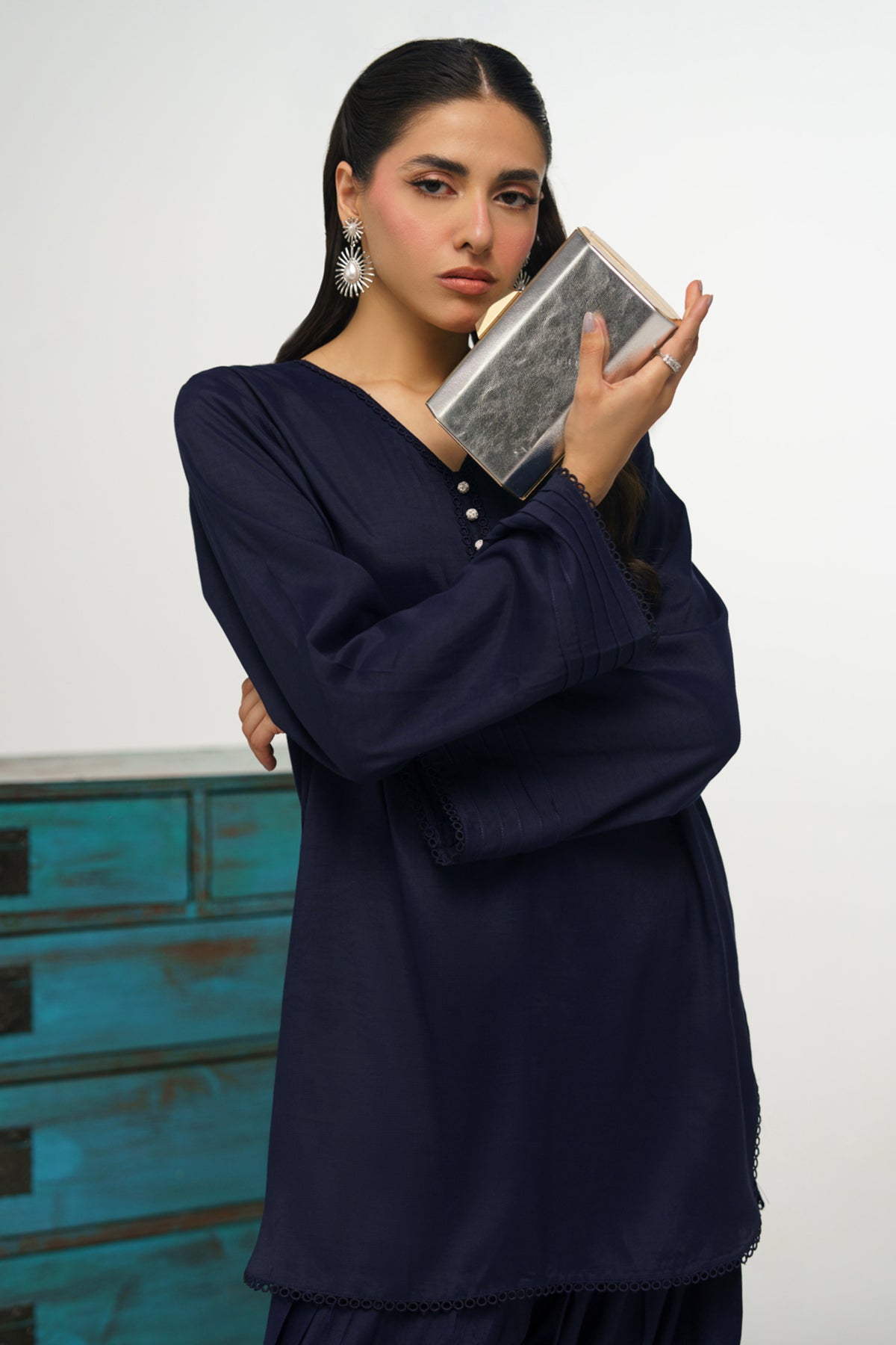 2 Pcs Suit - 004 - Peach Republic