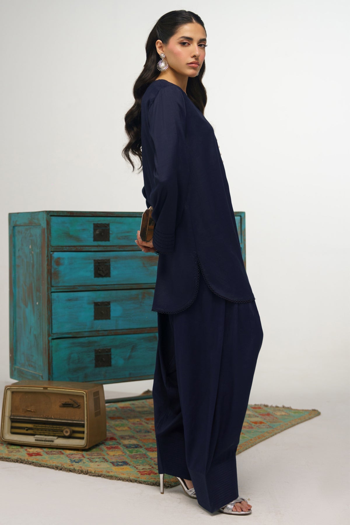 2 Pcs Suit - 004 - Peach Republic