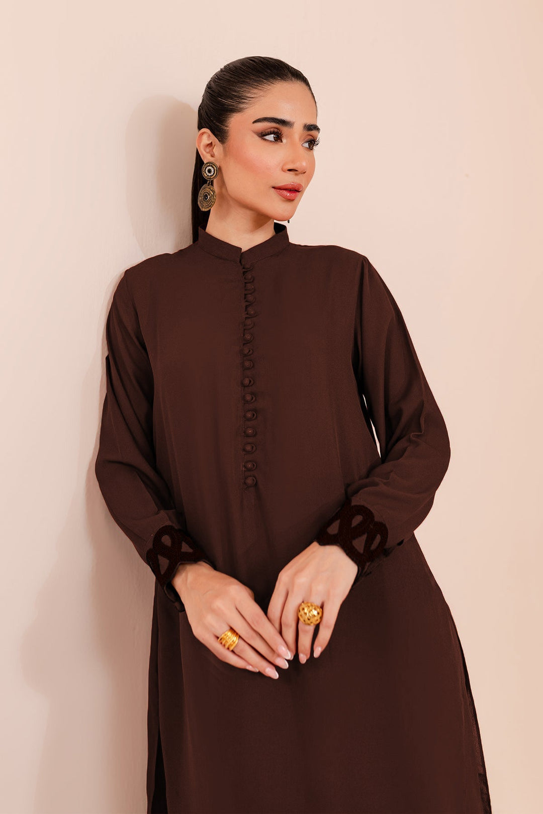 2 Piece Lace Suit - 01 - Peach Republic