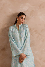 2 Piece - Printed Crepe Suit - 10 - Peach Republic