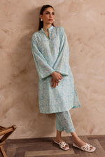 2 Piece - Printed Crepe Suit - 10 - Peach Republic