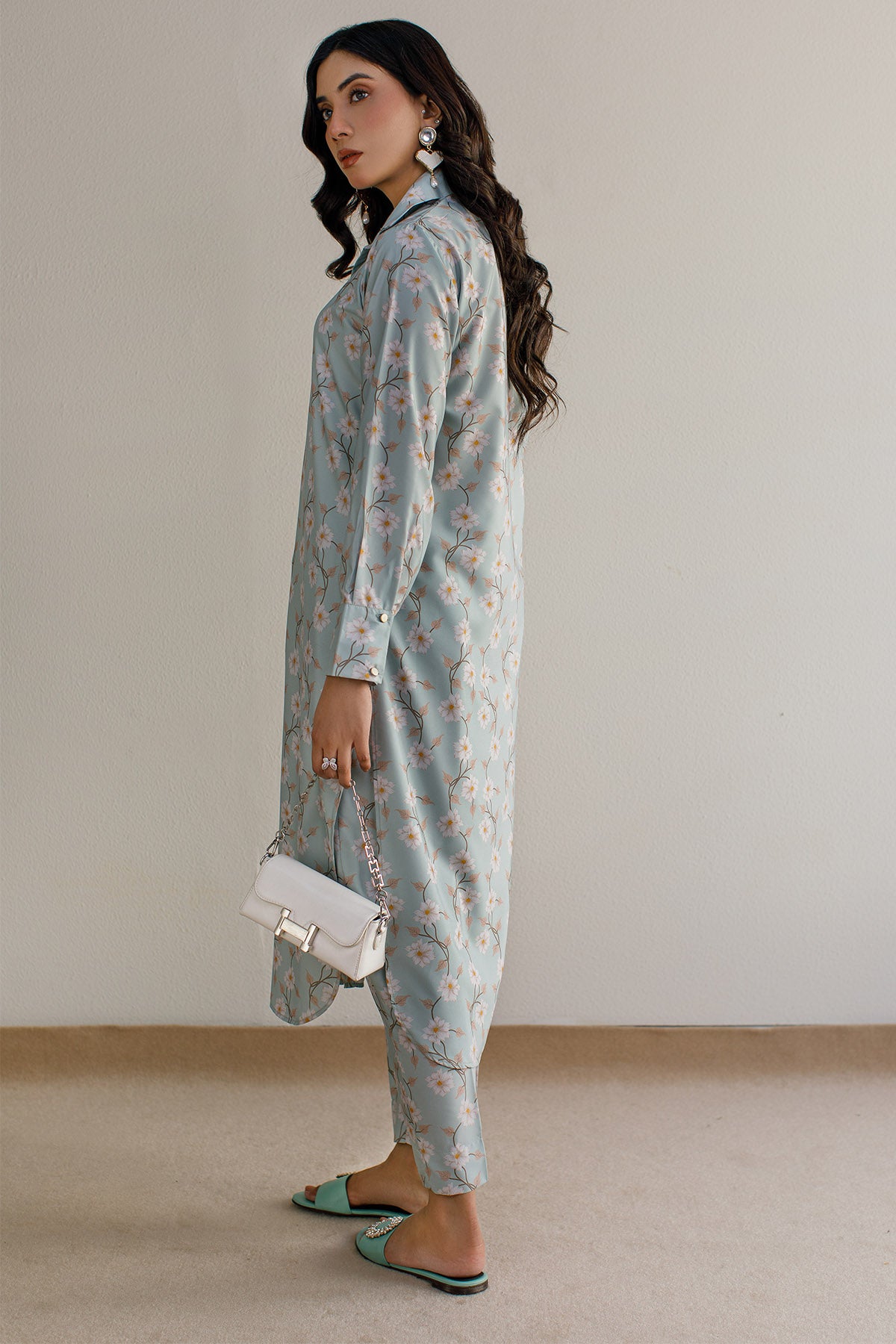 2 Pcs Printed Suit - 22