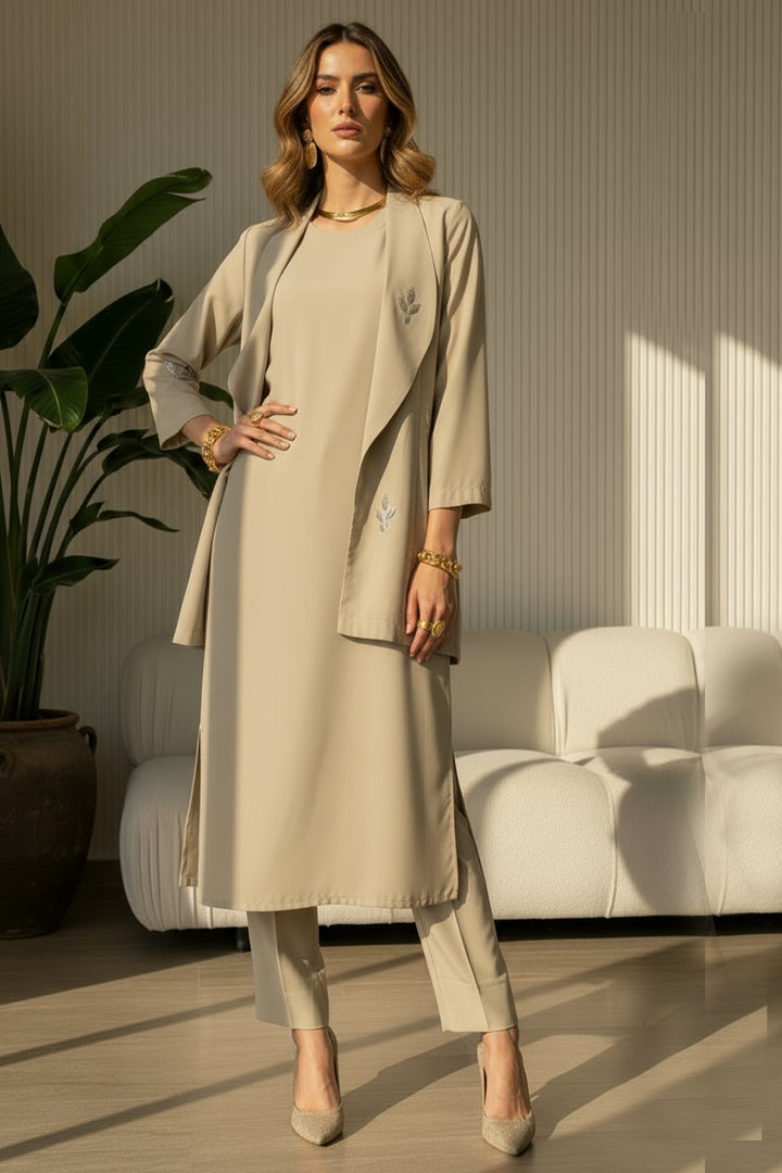 3 Pcs Layered Dress- 001