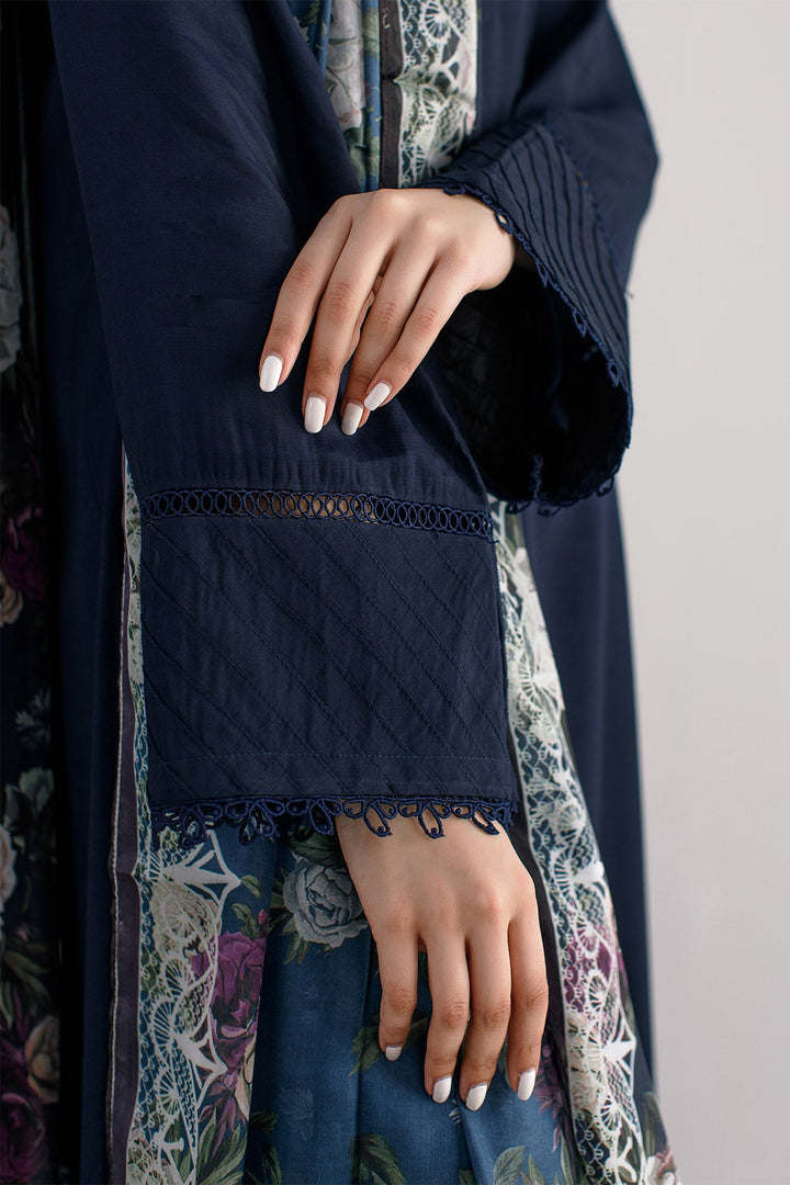 3 Pcs Raw Silk Dress - 03 - Peach Republic