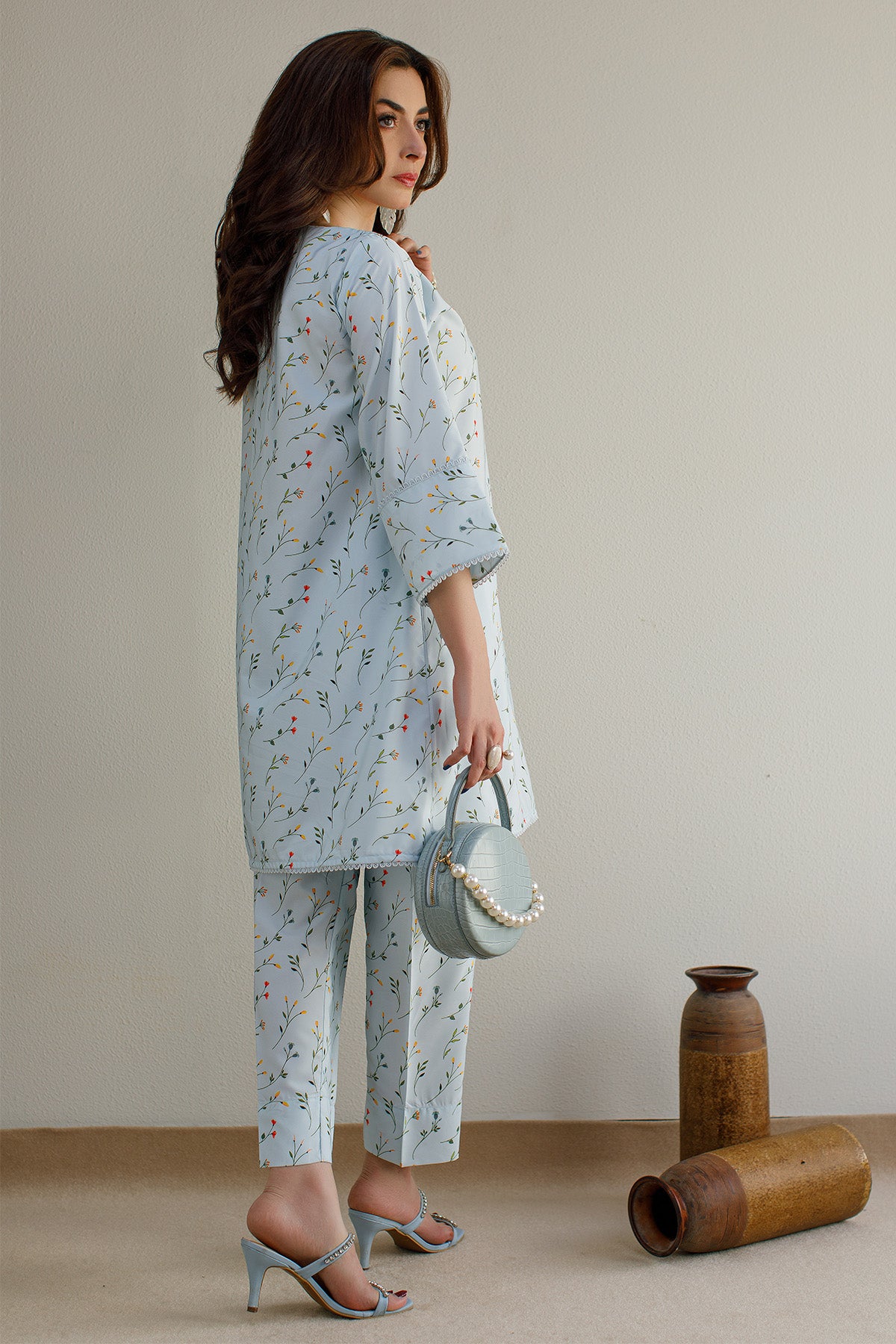 2 Pcs Printed Suit - 18
