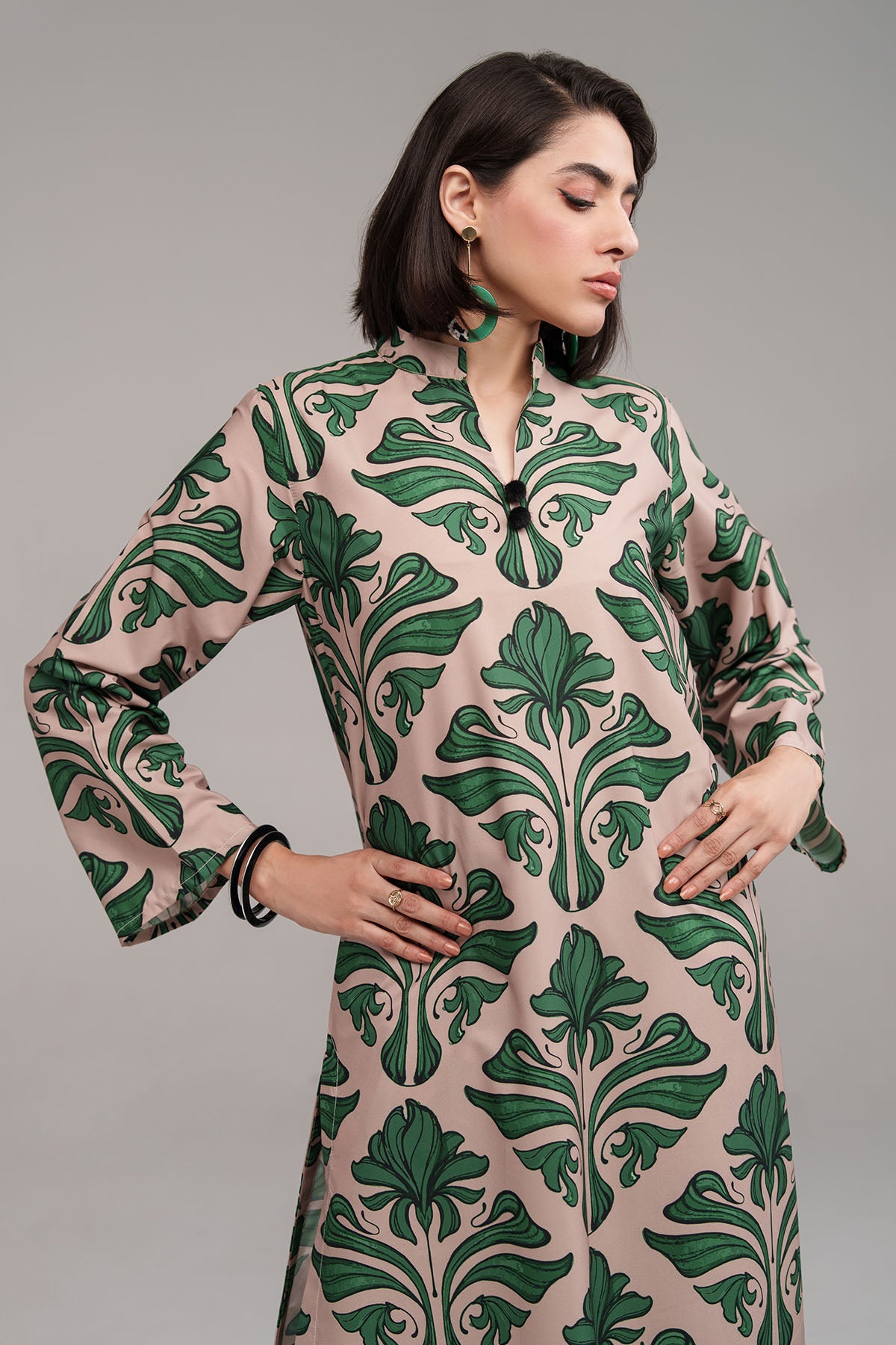 2 Pcs Printed Suit - 73