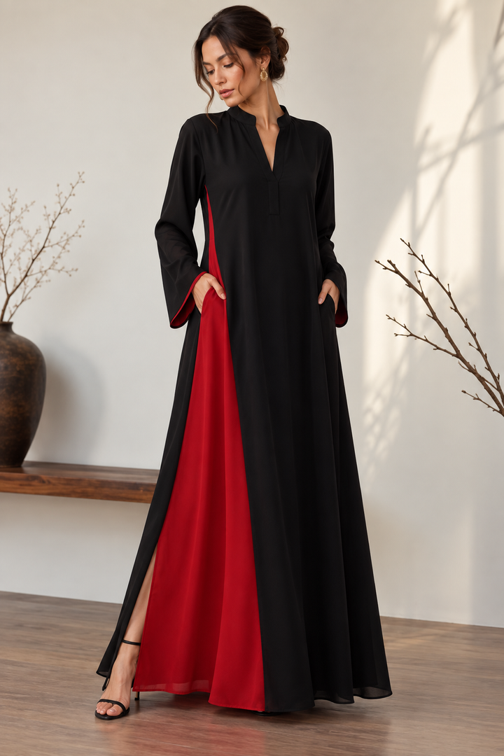 Scarlet Noir Kaftan