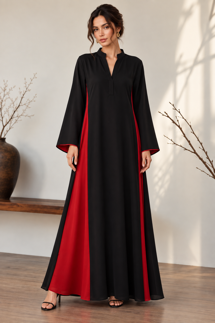 Scarlet Noir Kaftan