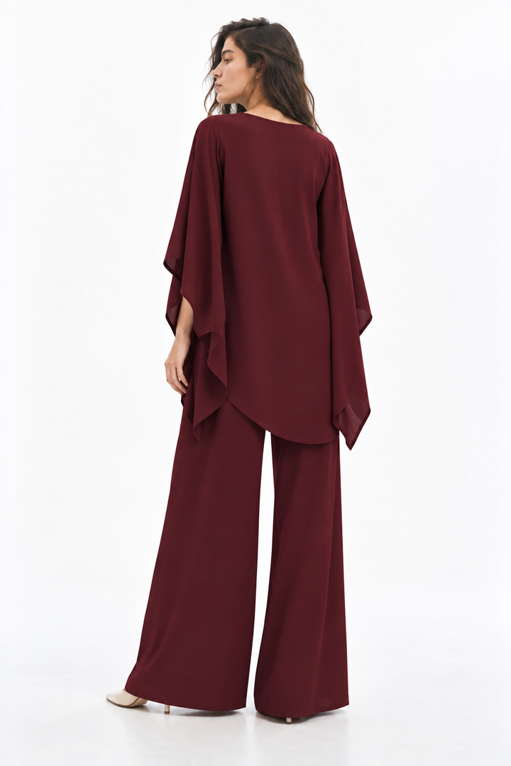 Burgundy Flow Co-ord