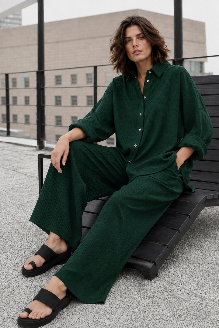 Dark Green Co-Ord Set - 03