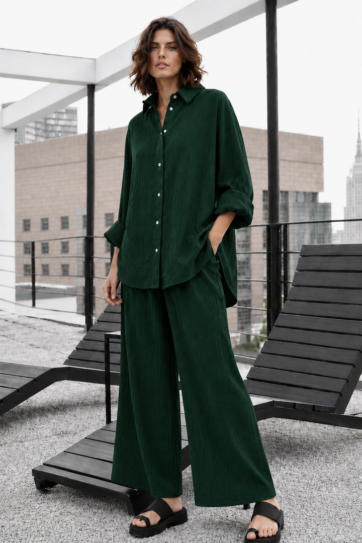 Dark Green Co-Ord Set - 03