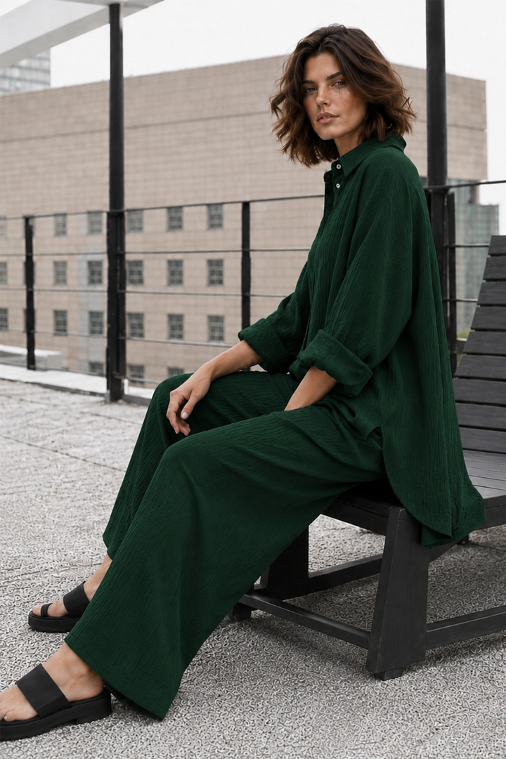 Dark Green Co-Ord Set - 03