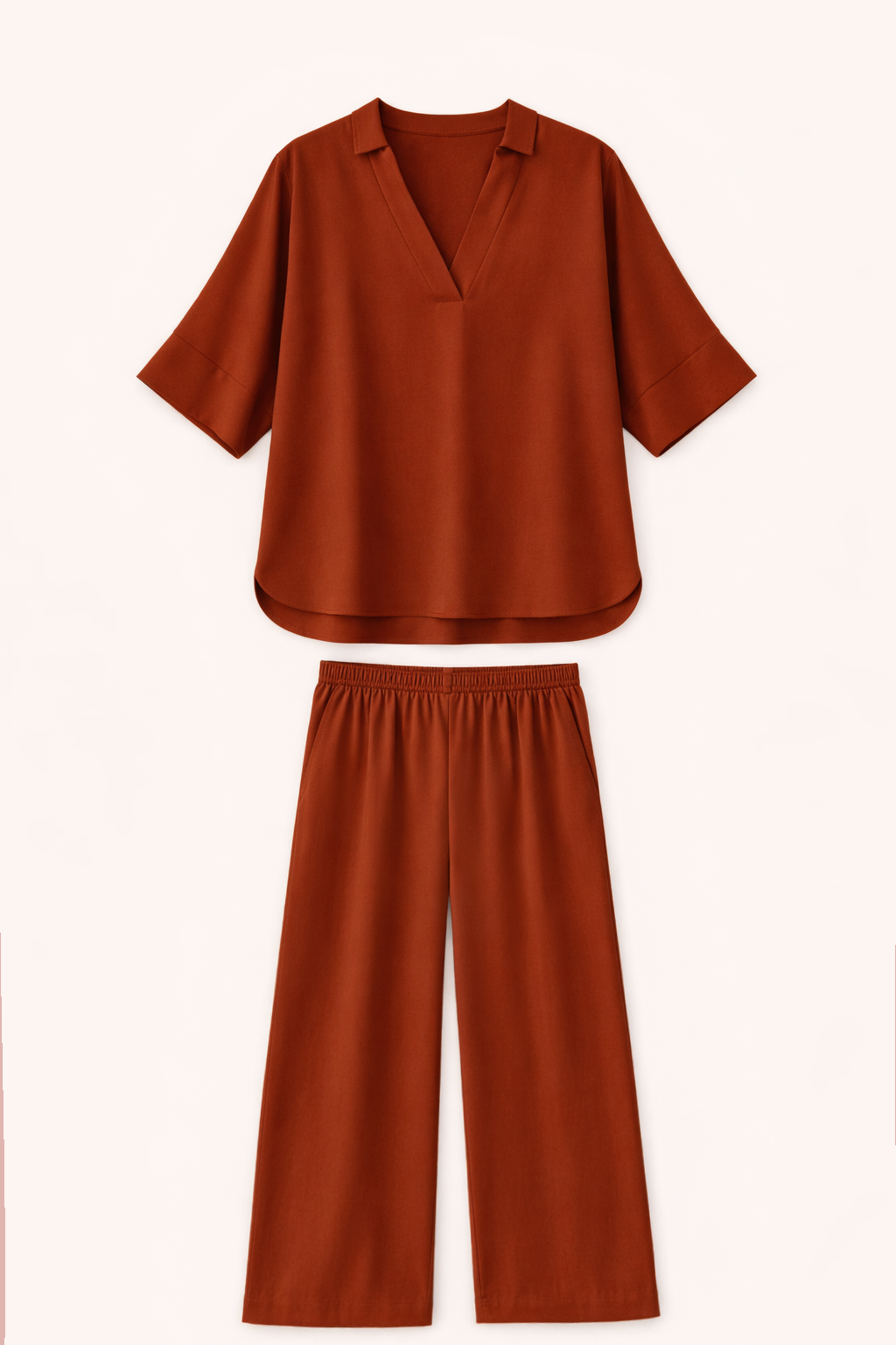 Rust Co Ord Set