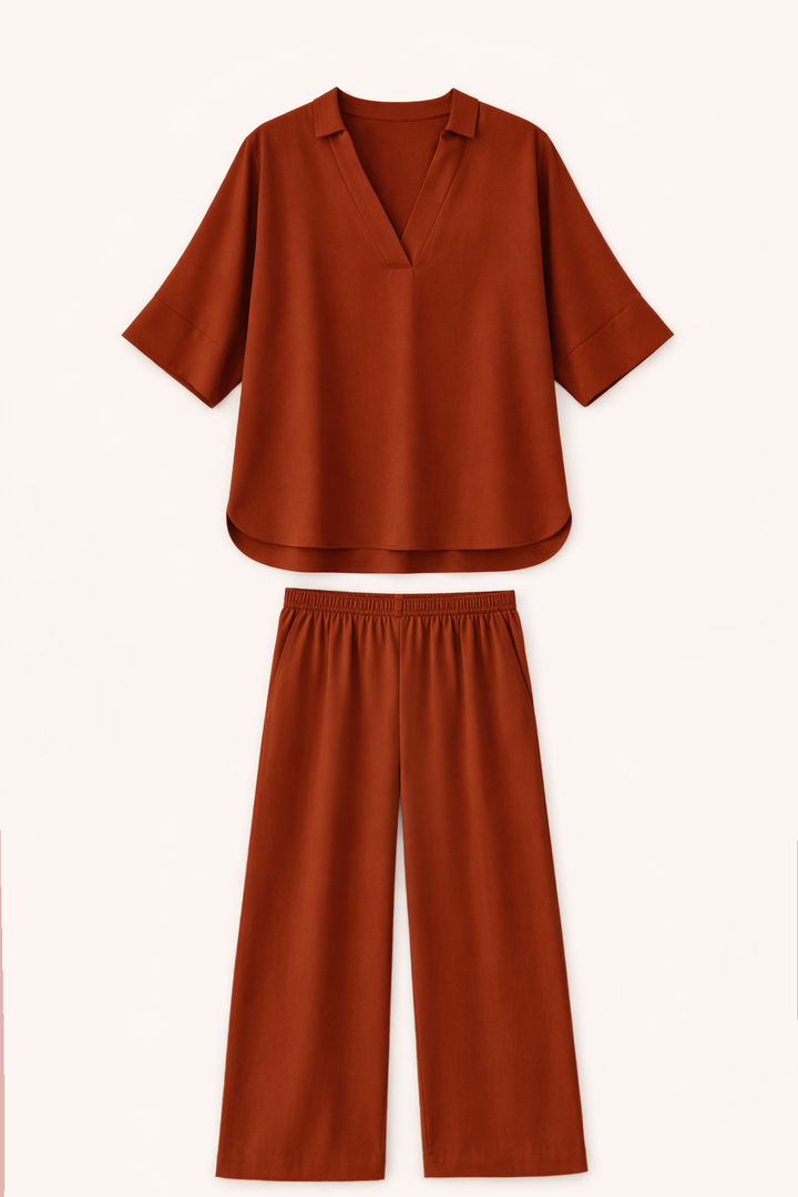 Rust Co Ord Set