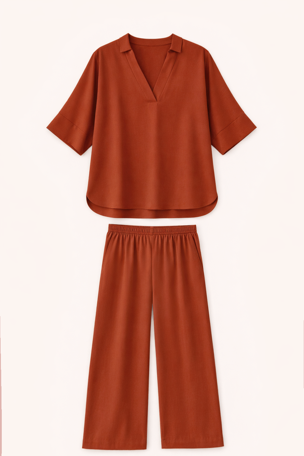 Rust Co Ord Set - 002