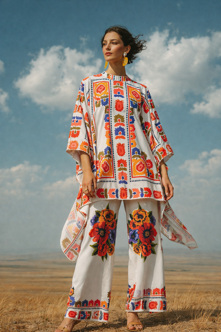 Flora Mosaic Co-Ord Set