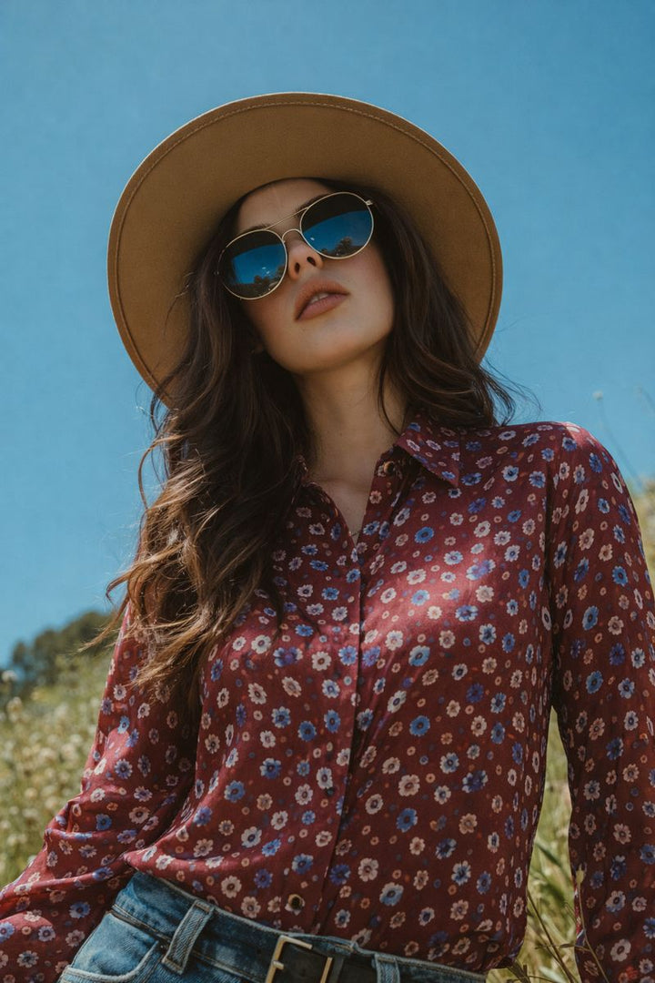 Printed Silk Top - 08