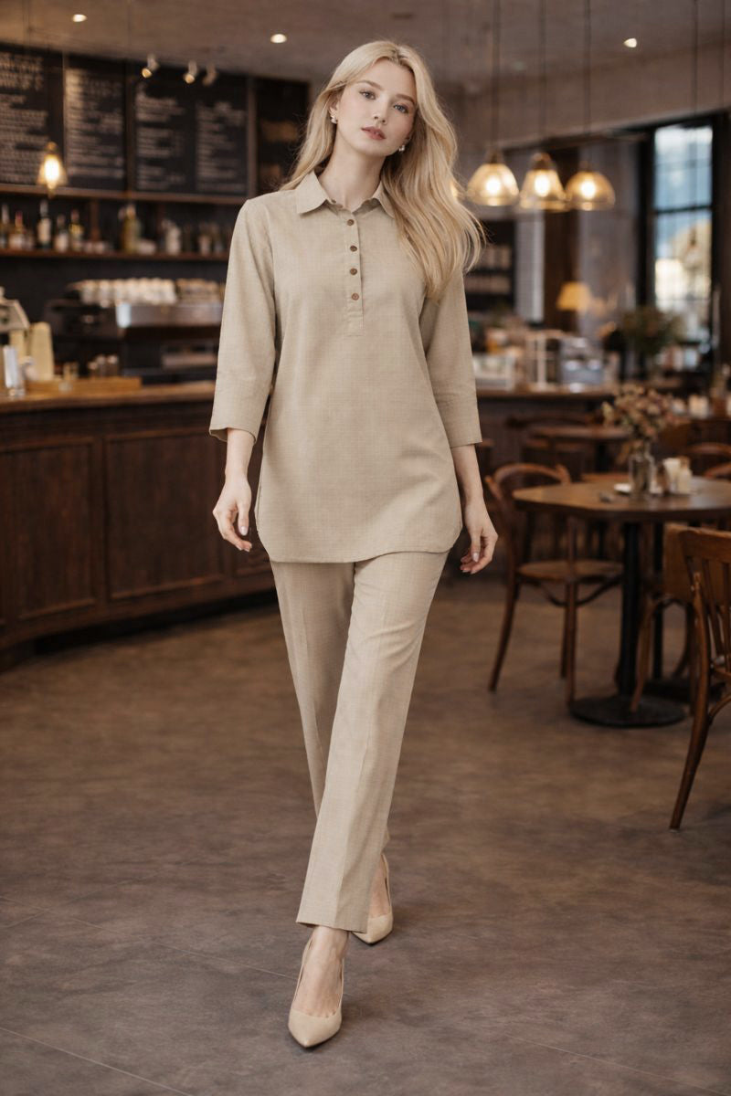 Khaddar Co Ord Set-04