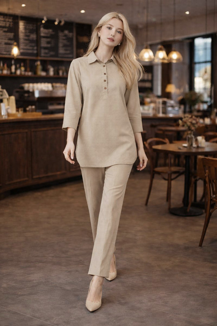 Khaddar Co Ord Set-04