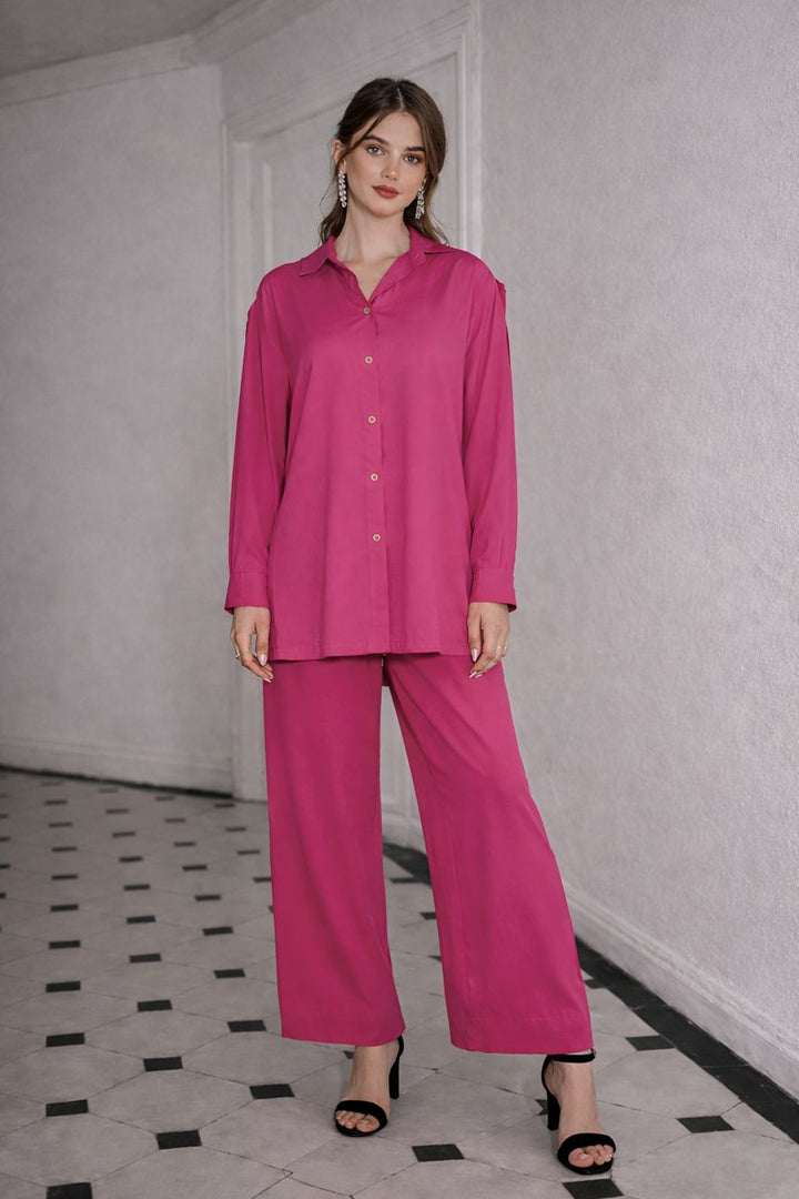 Button-Down Co Ord Set - 05