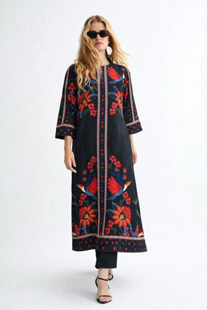 2 Piece Printed  Suit - 53