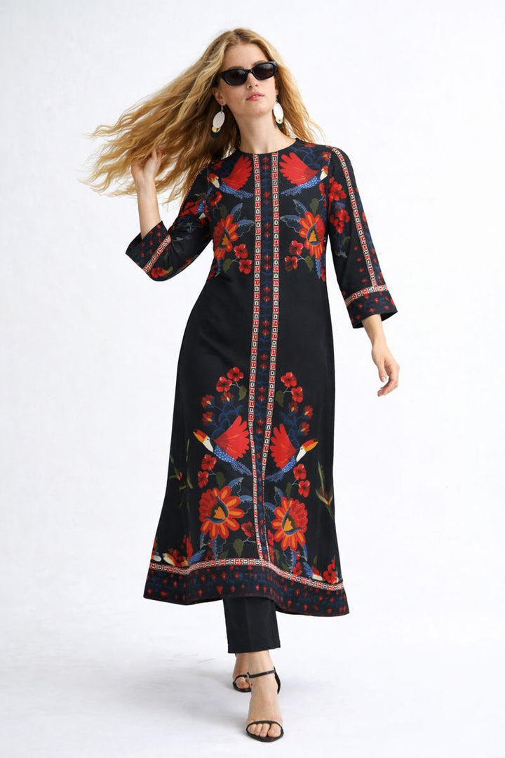 2 Piece Printed  Suit - 53