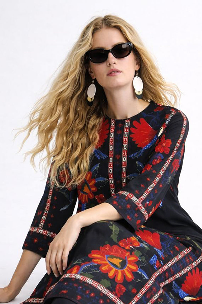 2 Piece Printed  Suit - 53