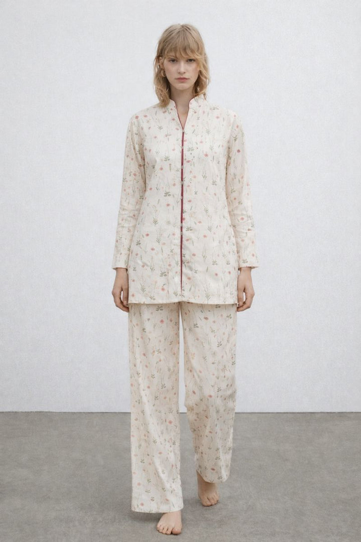 2 Piece Printed  Co ord Set - 76