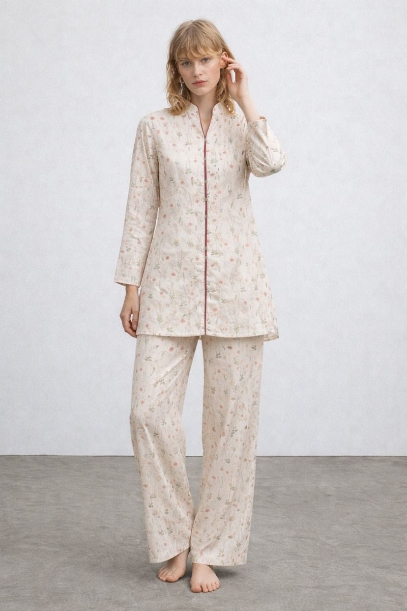 2 Piece Printed  Co ord Set - 76