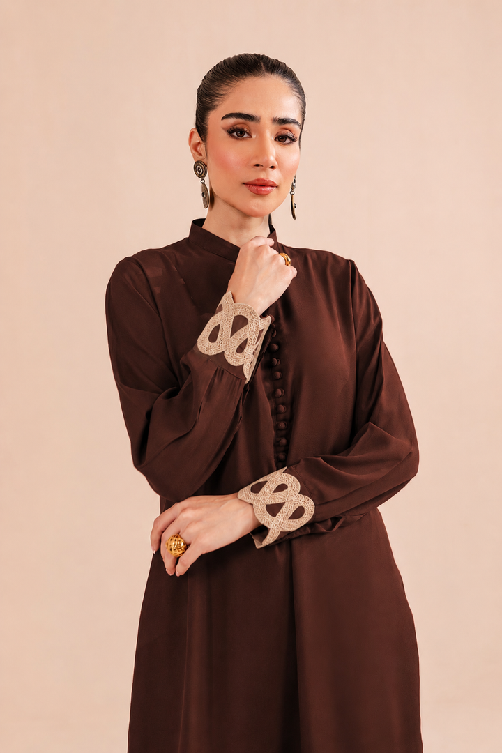 Brown Lace Dress