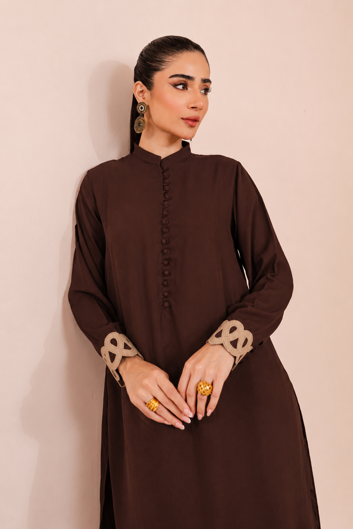 Brown Lace Dress
