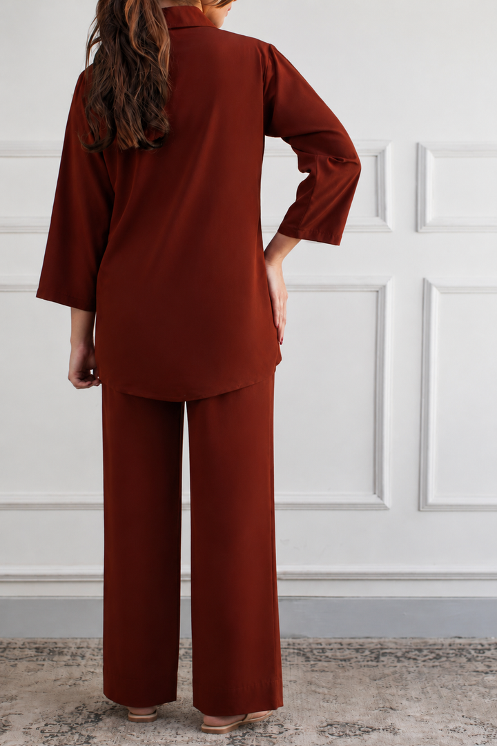 Rust Co Ord Set - 01