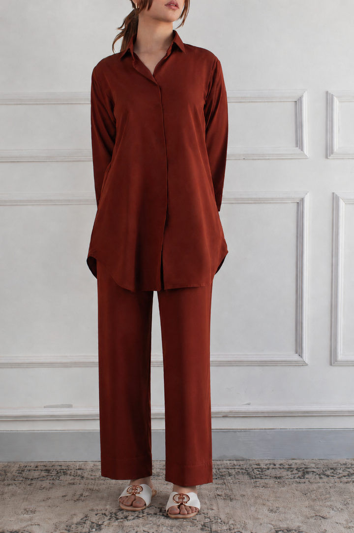 Rust Co Ord Set - 01