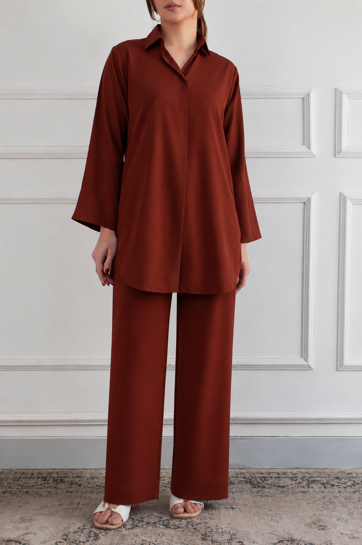 Rust Co Ord Set - 01