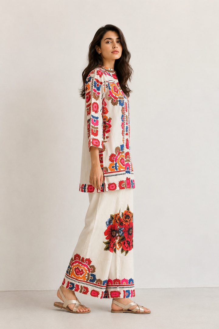 Flora Mosaic Co-Ord Set