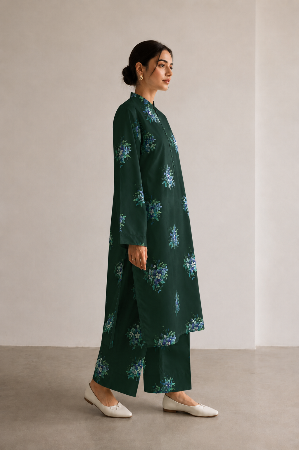 2 Piece - Printed Suit