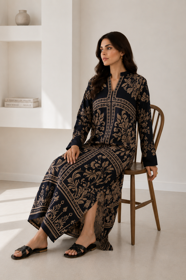 Noir Bloom Dress