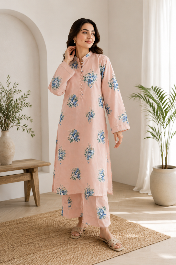 2 Piece - Printed Suit- 003