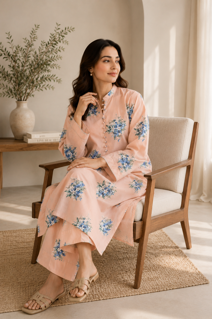 2 Piece - Printed Suit- 003