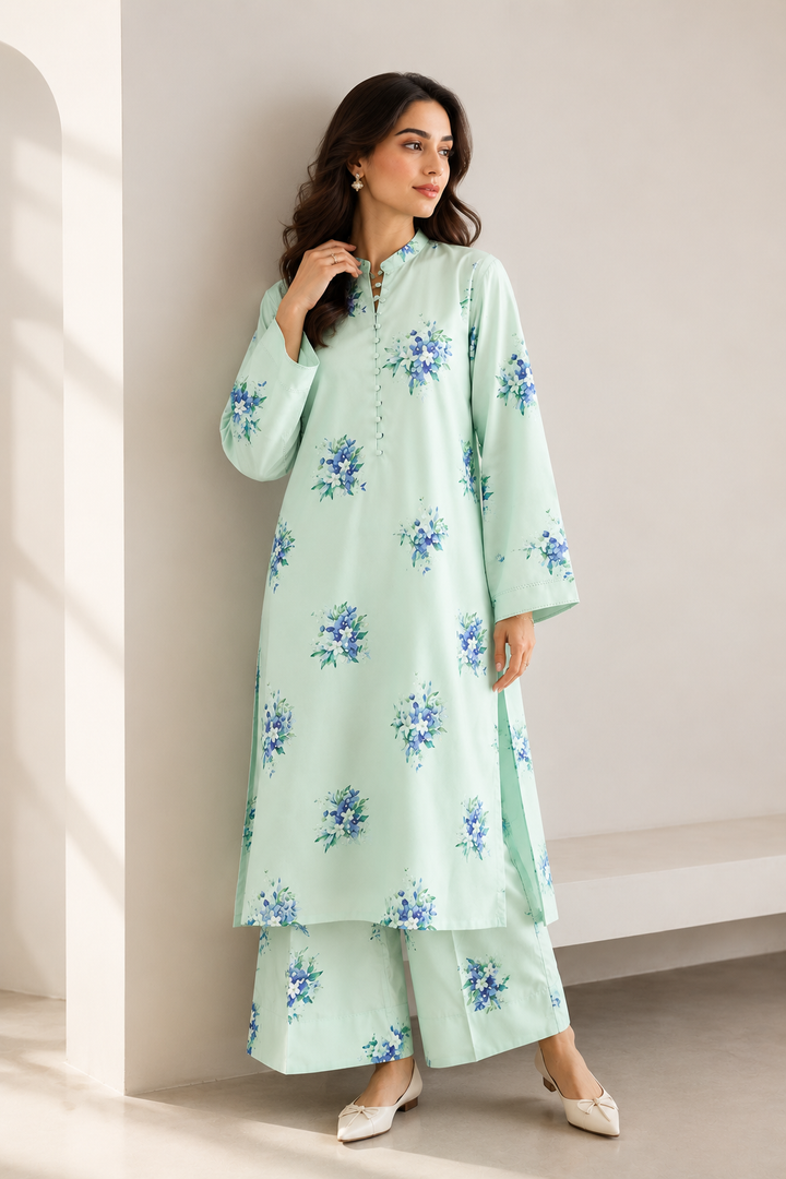 2 Piece - Printed Suit- 006