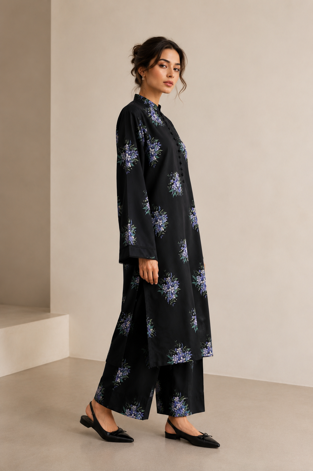 2 Piece - Printed Suit- 005